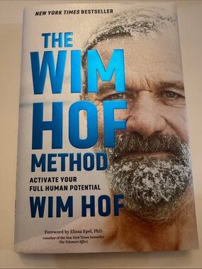 The Wim Hof Method by Wim Hof - White Cover with Blue Text